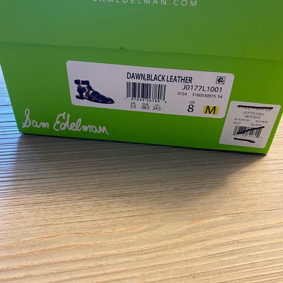 Sam Edelman Black Fisherman Sandals - Picture 6 of 8